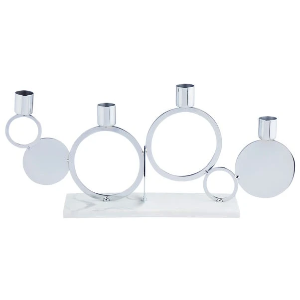 Dunelm Circle Dinner Candelabra 2 Dunelm Circle Dinner Candelabra - Image 2