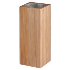 The Edited Life Ash Wood Cuboid Candle Holder 7 The Edited Life Ash Wood Cuboid Candle Holder -Decoration Store 30730201 alt03