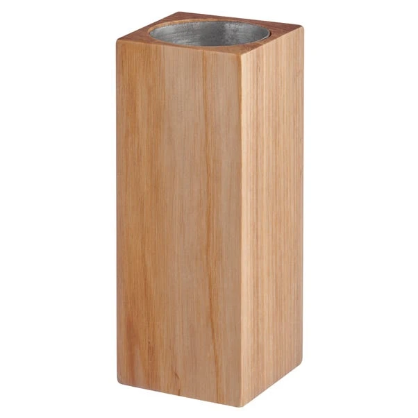 The Edited Life Ash Wood Cuboid Candle Holder 4 The Edited Life Ash Wood Cuboid Candle Holder - Image 4