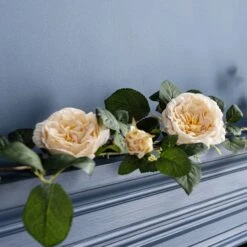 Dunelm Peony Cream Garland -Decoration Store 30730230 alt03