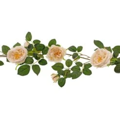 Dunelm Peony Cream Garland -Decoration Store 30730230 alt04
