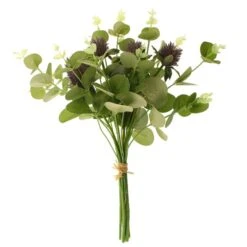 Dunelm Thistle And Eucalyptus Lilac Bundle -Decoration Store 30730277 alt02