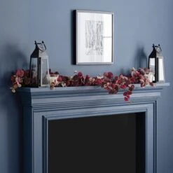 Dunelm Autumn Purple Eucalyptus Garland 160cm
