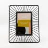 Dunelm Black Wire Photo Frame
