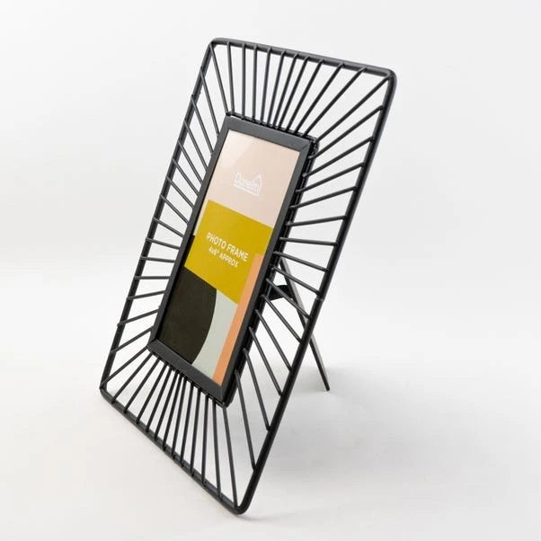 Dunelm Black Wire Photo Frame 2 Dunelm Black Wire Photo Frame - Image 2