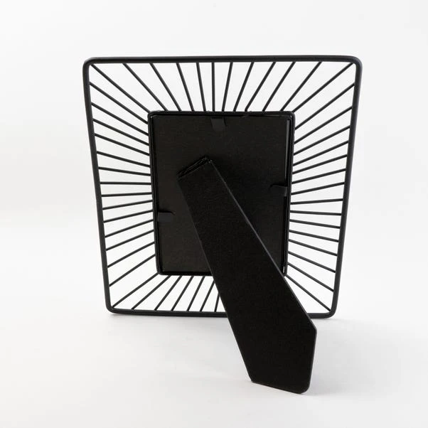 Dunelm Black Wire Photo Frame 3 Dunelm Black Wire Photo Frame - Image 3
