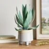 Dunelm Coastal Aloe Vera In Ceramic Pot