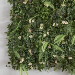 Dunelm Pack Of 6 Artificial Lily And Mixed Foliage Wall Panels -Decoration Store 30738602 alt03