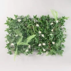 Dunelm Pack Of 6 Artificial Lily And Mixed Foliage Wall Panels -Decoration Store 30738602 alt04