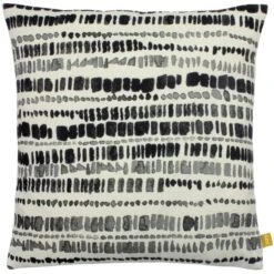 Dunelm Brushstrokes Cushion Monochrome