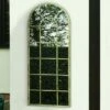 Dunelm Tulip Antique Green Outdoor Mirror
