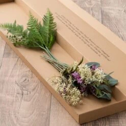 Dunelm Lavender And Foliage Letterbox Bouquet -Decoration Store 30748824 alt03