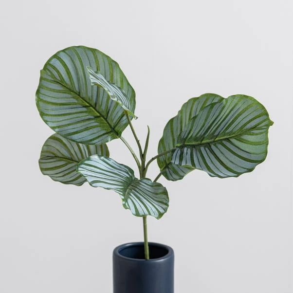 Dunelm Artificial Calathea Stem 2 Dunelm Artificial Calathea Stem - Image 2