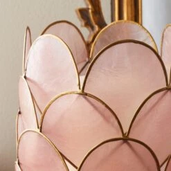 Dunelm Capiz Pink Hurricane 20cm -Decoration Store 30749620 alt02