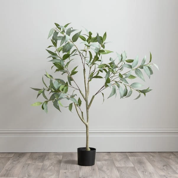 Dunelm Artificial Green Seeding Gum Tree 120cm 2 Dunelm Artificial Green Seeding Gum Tree 120cm - Image 2