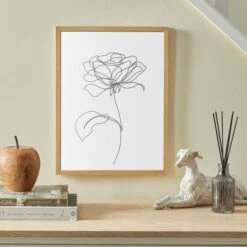 Dunelm Thin Wood Photo Frame 15" X 12" (40x30cm)