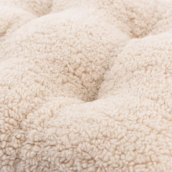 Dunelm Faux Shearling Seat Pad 6 Dunelm Faux Shearling Seat Pad - Image 6