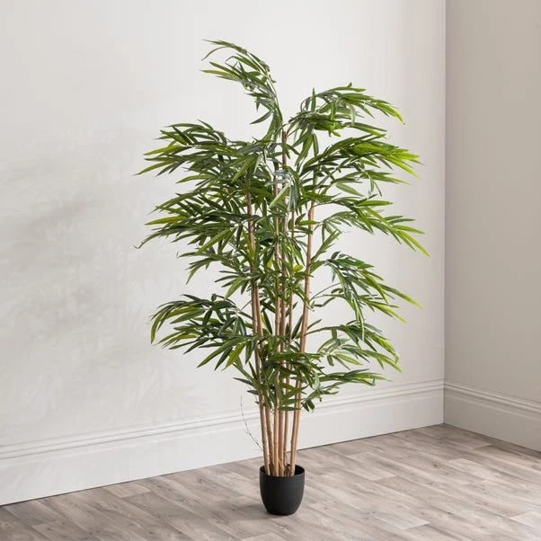 Dunelm Artificial Natural Bamboo Tree 180cm 4 Dunelm Artificial Natural Bamboo Tree 180cm - Image 4