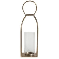 Cedar & Sage Aria Antique Gold Lantern -Decoration Store 30763041 alt03