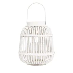 Dunelm White Lantern 25cm 6 Dunelm White Lantern 25cm -Decoration Store 30764892 alt03