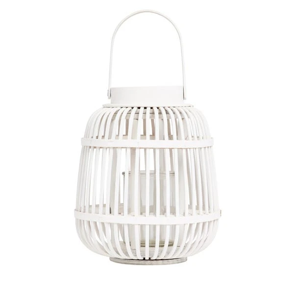Dunelm White Lantern 25cm 3 Dunelm White Lantern 25cm - Image 3