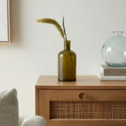 The Edited Life Recycled Glass Vessel Olive 8 The Edited Life Recycled Glass Vessel Olive -Decoration Store 30765429 alt03