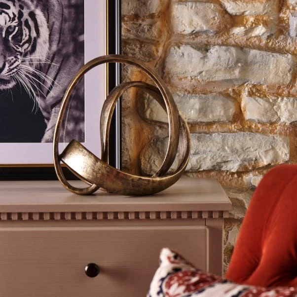 Dunelm Luxe Traveller Ornament Bronze 28cm 1 Dunelm Luxe Traveller Ornament Bronze 28cm