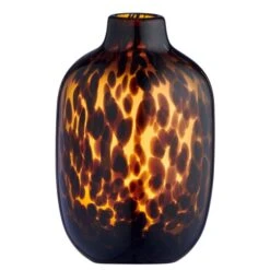 Dunelm Luxe Travel Tortoiseshell Glass Vase 26cm 5 Dunelm Luxe Travel Tortoiseshell Glass Vase 26cm -Decoration Store 30765970 alt02
