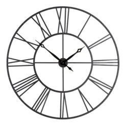 Dunelm Skeleton Clock 100cm Black -Decoration Store 30766817 alt02