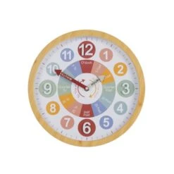 Dunelm Tell The Time Wood Effect Large Clock 30cm -Decoration Store 30766820 alt02