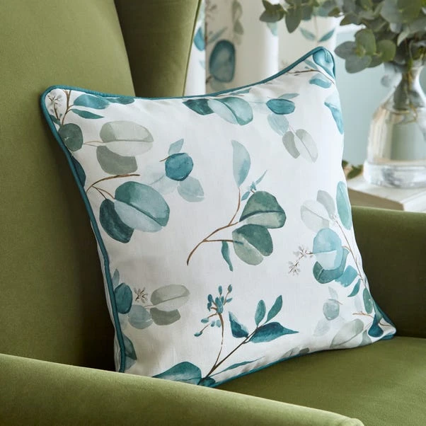 Dunelm Eucalyptus Green Cushion 1 Dunelm Eucalyptus Green Cushion