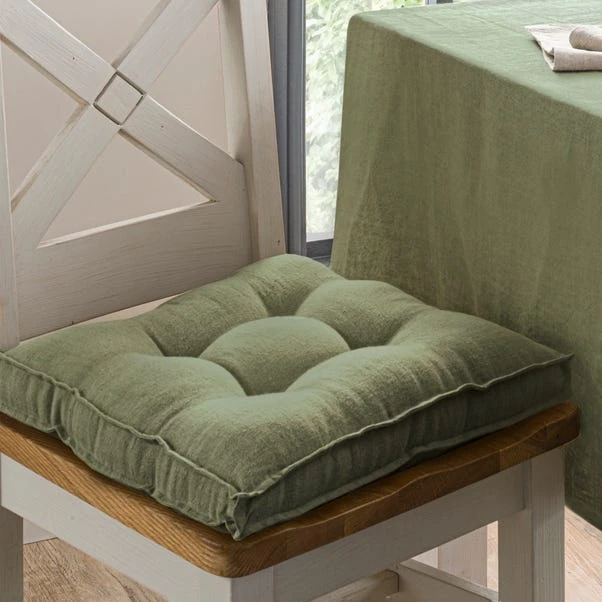 The Edited Life Cartmel Linen Seat Pad 1 The Edited Life Cartmel Linen Seat Pad