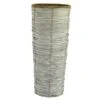 Dunelm Grey Woven Taper Vase