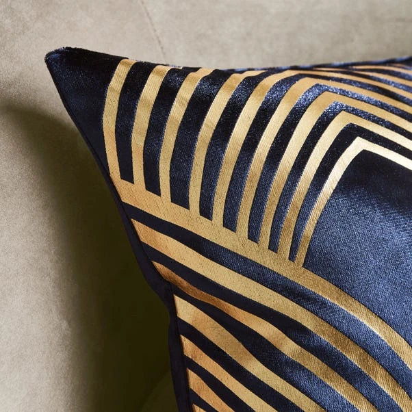 Dunelm Geometric Foil Cushion 2 Dunelm Geometric Foil Cushion - Image 2