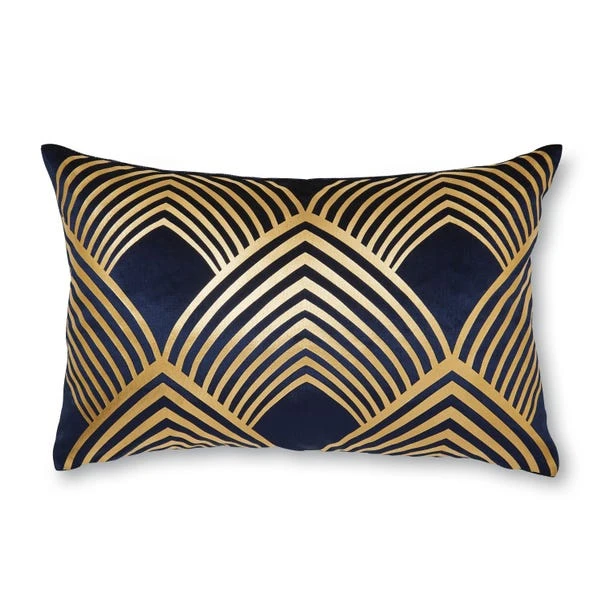 Dunelm Geometric Foil Cushion 3 Dunelm Geometric Foil Cushion - Image 3
