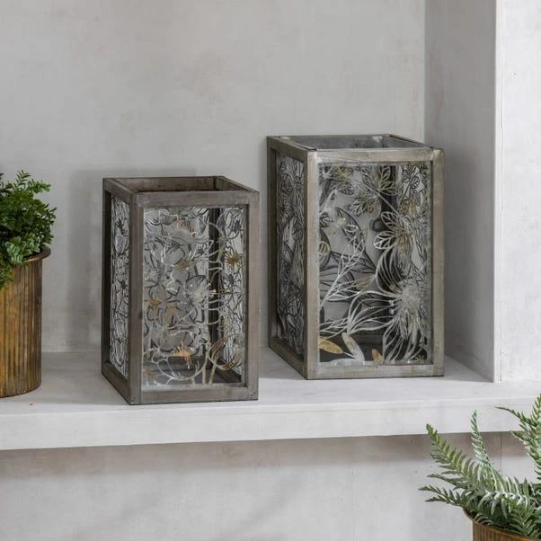 Cedar & Sage Kingswood Lantern Natural Grey 1 Cedar & Sage Kingswood Lantern Natural Grey