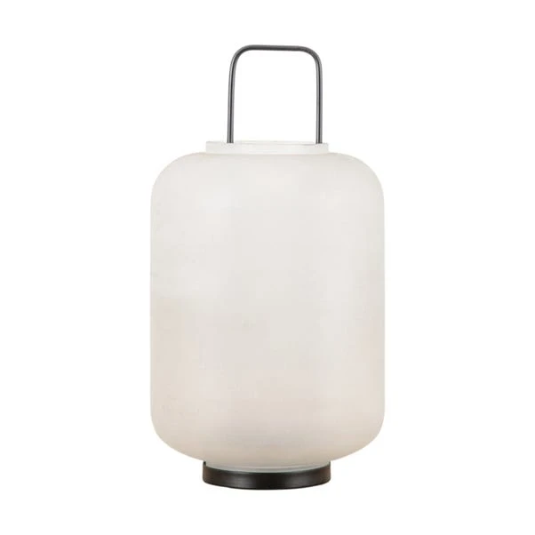 Cedar & Sage Eridge Frosted Glass Lantern Small 2 Cedar & Sage Eridge Frosted Glass Lantern Small - Image 2