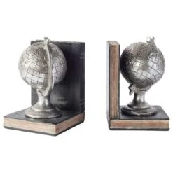 Cedar & Sage Broomfield Pair Of Globe Bookends -Decoration Store 30777428 alt02