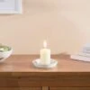 Dunelm Cream Pillar Candle 4.8cm X 7.6cm