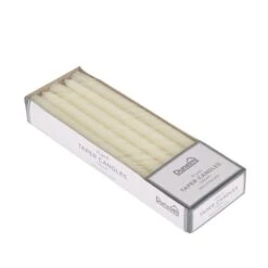 Dunelm Pack Of 10 Cream Taper Candles -Decoration Store 30788888 alt03