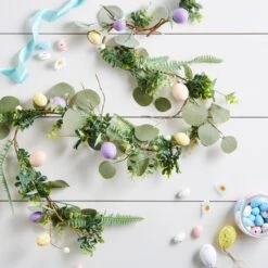 Dunelm Easter Egg Floral Garland