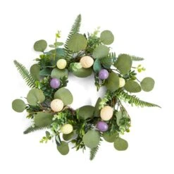 Dunelm Easter Egg Floral Wreath 5 Dunelm Easter Egg Floral Wreath -Decoration Store 30791665 alt02