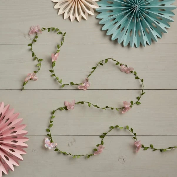 Dunelm Butterfly 20 Light String Lights 2 Dunelm Butterfly 20 Light String Lights - Image 2