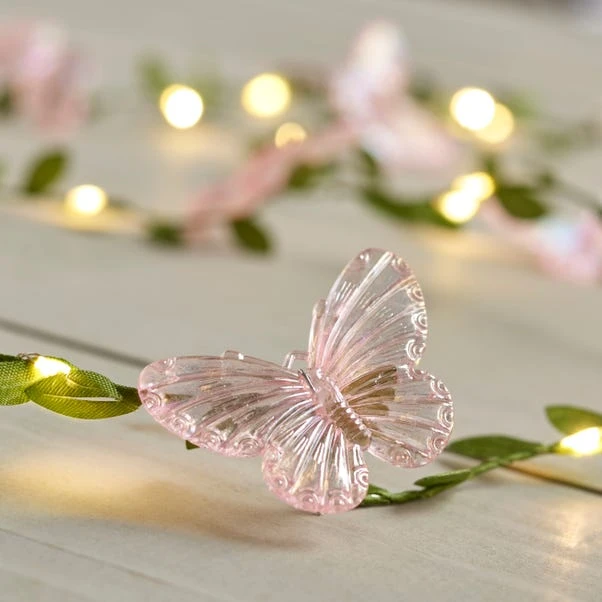 Dunelm Butterfly 20 Light String Lights 3 Dunelm Butterfly 20 Light String Lights - Image 3