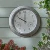 Indoor Outdoor Churchgate Galvanised Clock 35cm