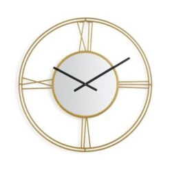 Dunelm Indoor Outdoor Luxe Gold Clock 60cm -Decoration Store 30792008 alt04