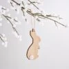Dunelm Wooden Bunny Hanging Decoration