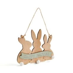 Dunelm Happy Easter Wooden Sign -Decoration Store 30792507 alt02