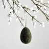 Dunelm Sage Paper Honeycomb Easter Egg Hanging Decoration