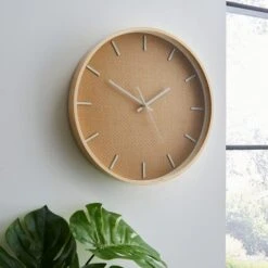Dunelm Woven Clock 40cm